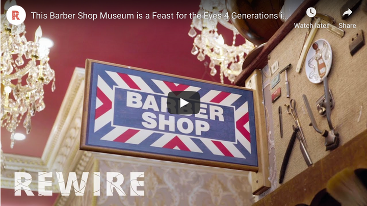 This Barber Shop Museum is a Feast for the Eyes - PBS Documetary