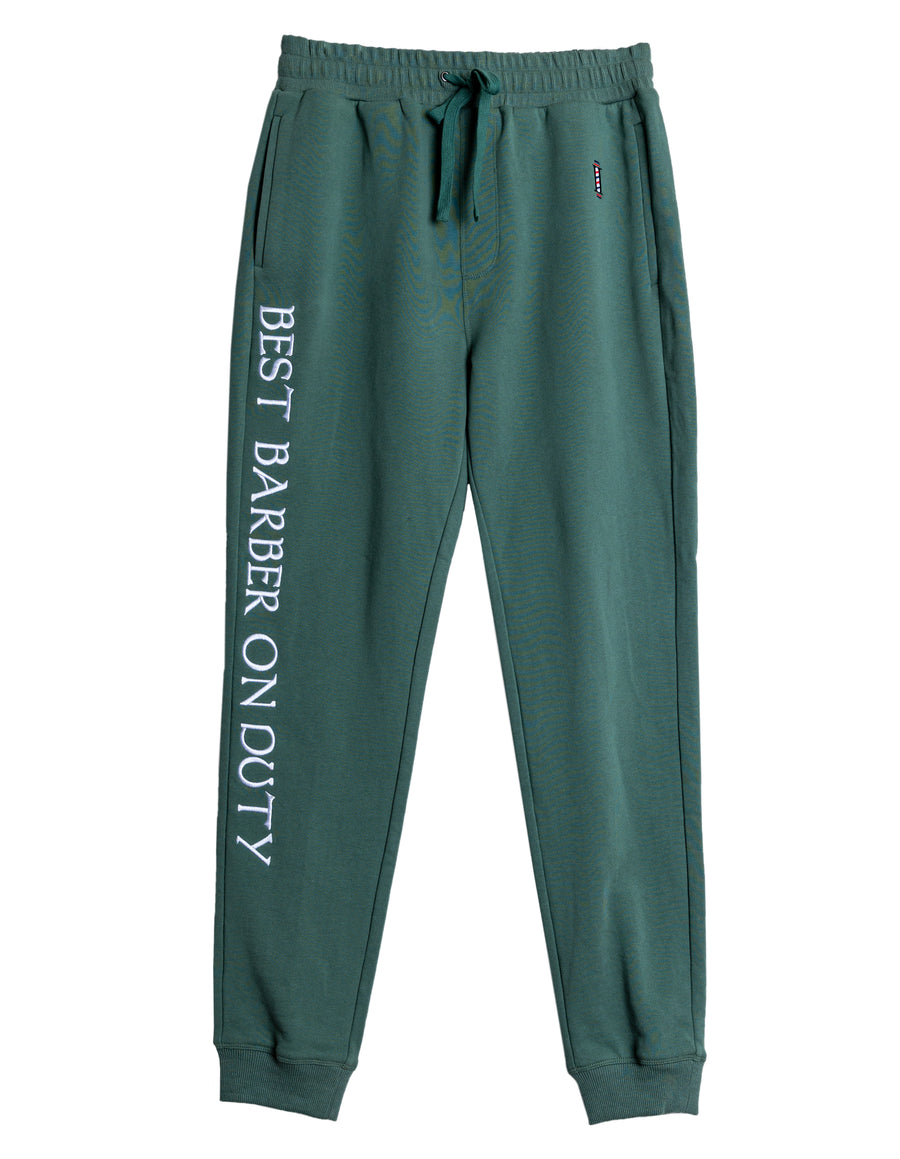 Pistachio Green Sweatsuit WARNING ! BEST BARBER ON DUTY