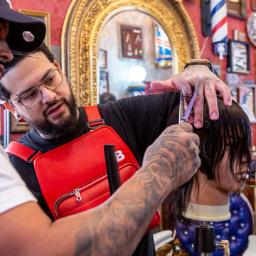 Barber Academy Arthur Rubinoff Ray Landski Rico Precise NYC Barber Shop Museum