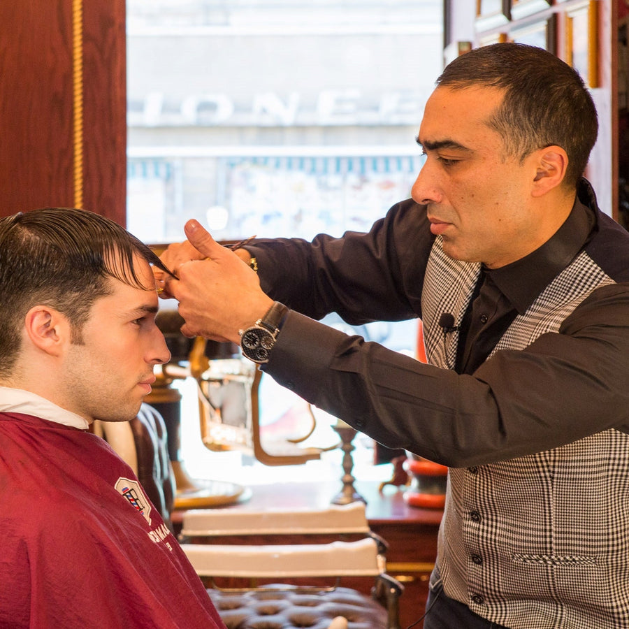 Barber Academy Arthur Rubinoff Ray Landski Rico Precise NYC Barber Shop Museum