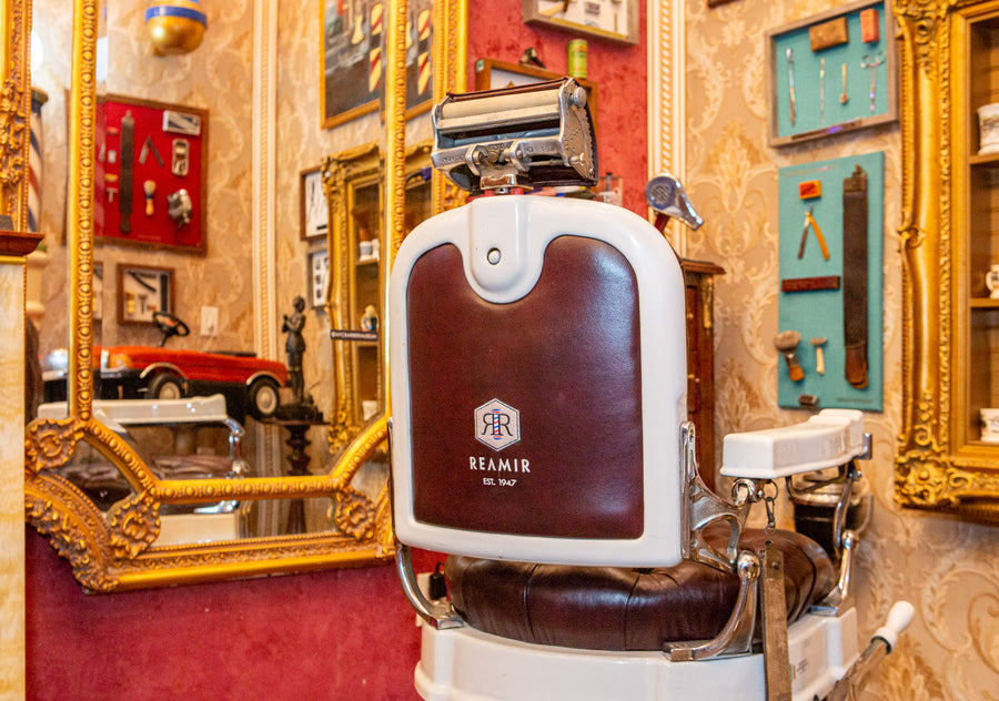 Renovated Koken's Barber Chair, 1929