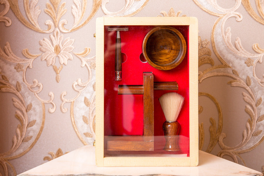 Wooden Shaving Set by REAMIR