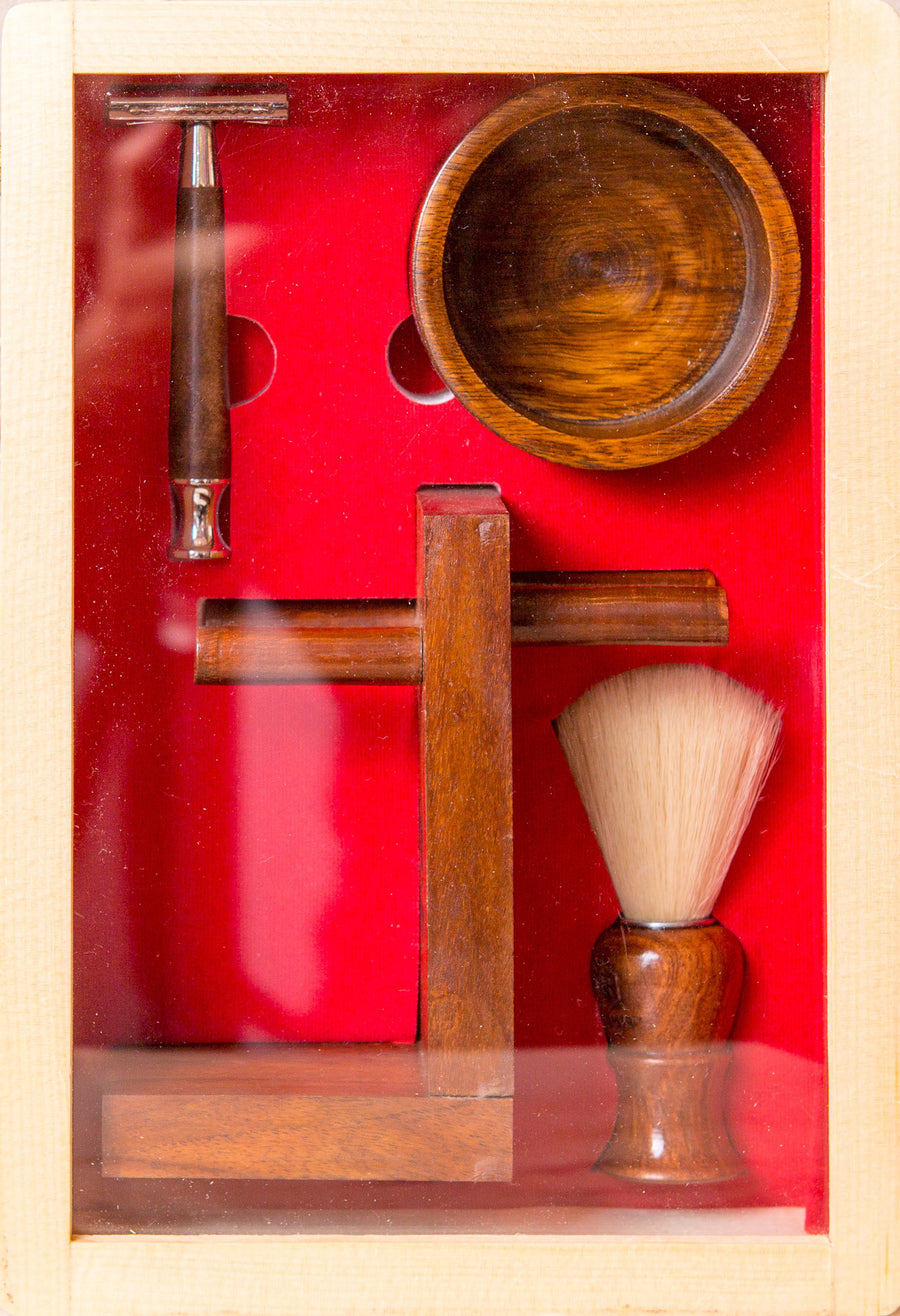 Wooden Shaving Set by REAMIR
