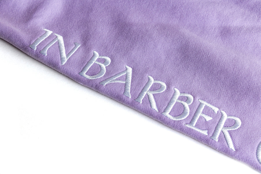Lilac Sweatshirt IN BARBER WE TRUST